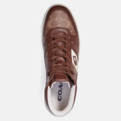 Coach Men's Citysole Signature Hi-Top Trainers - Saddle -Vans || Clarks || Ugg Sales 13529213 2094947500708979