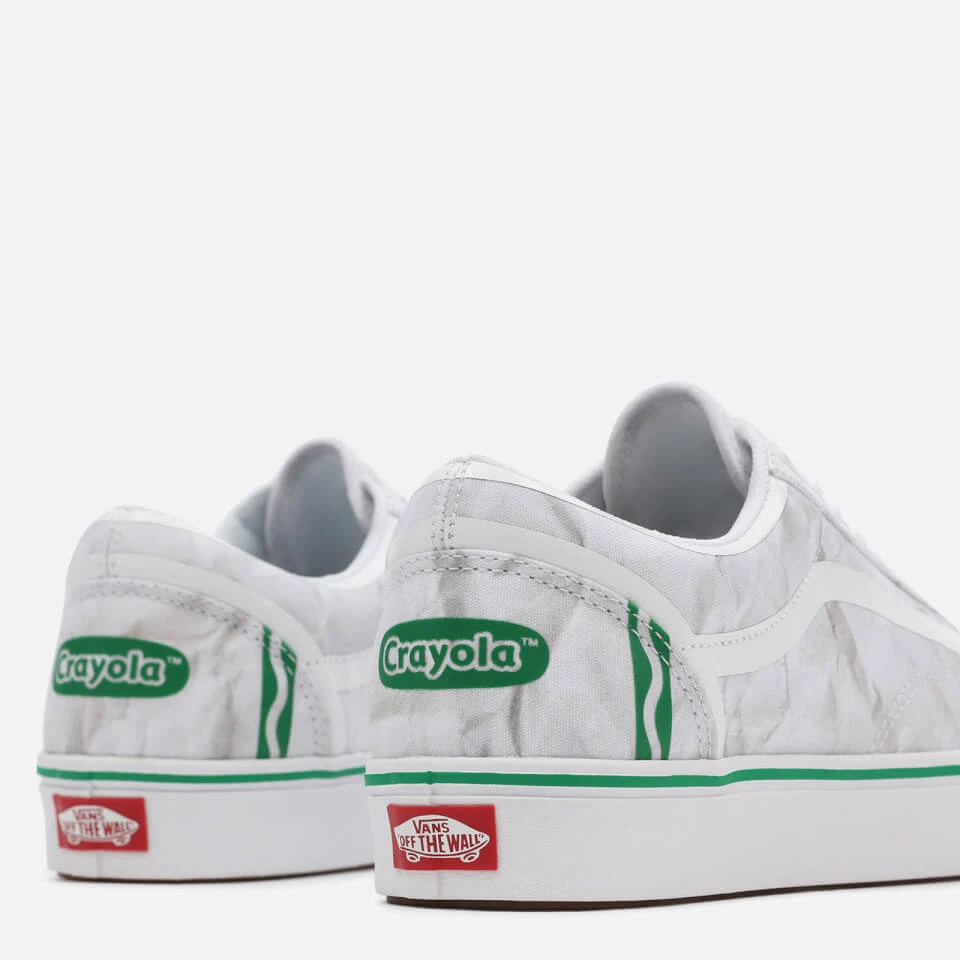 Vans X Crayola Women's Comfycush Old Skool Trainers - DIY/Imagination Construction 6 Vans X Crayola Women's Comfycush Old Skool Trainers - DIY/Imagination Construction - Image 4