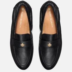 Tory Burch Women's Ballet Leather Loafers - Perfect Black -Vans || Clarks || Ugg Sales 13554740 1134938131604459