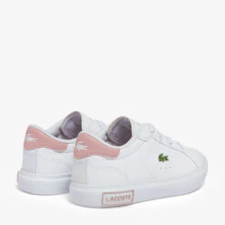 Lacoste Infant Powercourt 0721 Trainers - White/Pink -Vans || Clarks || Ugg Sales 13559433 1084935522504132