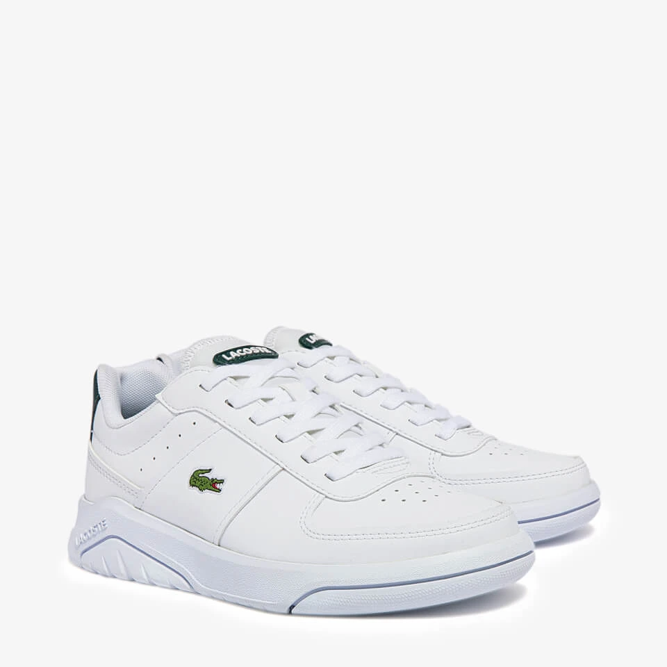 Lacoste Junior Game Advance Trainers - White/Green 4 Lacoste Junior Game Advance Trainers - White/Green - Image 2