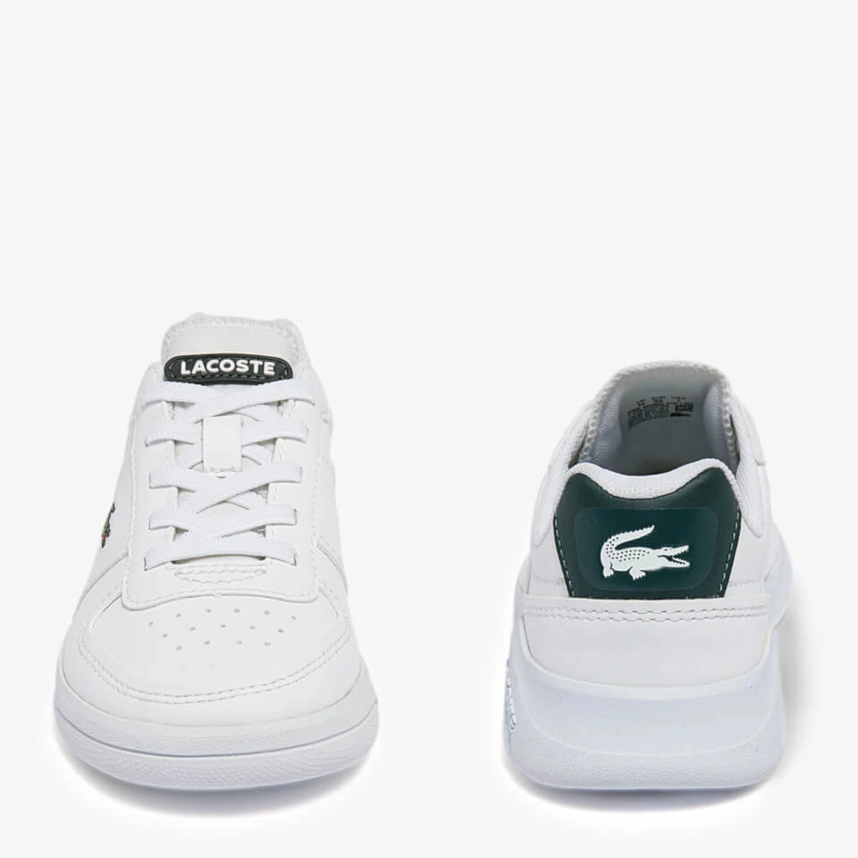 Lacoste Junior Game Advance Trainers - White/Green 7 Lacoste Junior Game Advance Trainers - White/Green - Image 5