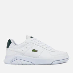 Lacoste Junior Game Advance Trainers - White/Green