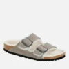 Birkenstock Women's Arizona Slim Fit Shearling Double Strap Sandals - Stone Coin -Vans || Clarks || Ugg Sales 13623932 1184937332243539