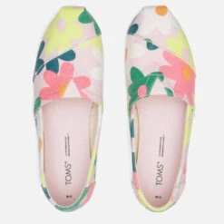TOMS Women's Alpargata Pumps - Chalky Pink Retro Floral -Vans || Clarks || Ugg Sales 13624786 1184964630614530