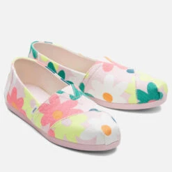 TOMS Women's Alpargata Pumps - Chalky Pink Retro Floral -Vans || Clarks || Ugg Sales 13624786 1404964631556053