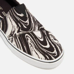 TOMS Men's Alpargata Fenix Vegan Canvas Trainers - Black Psychedelic -Vans || Clarks || Ugg Sales 13624945 8524994390961684