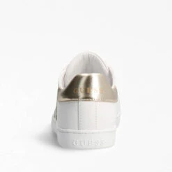 Guess Women's Jacobb Leather Cupsole Trainers - White/Platino -Vans || Clarks || Ugg Sales 13629687 1804938913740783