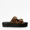 Guess Women's Ramod Flatform Sandals - Leopard