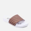 Valentino Women's Logo Slide Sandals - Beige -Vans || Clarks || Ugg Sales 13633125 6294940977666593