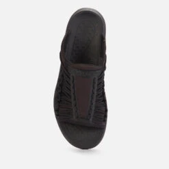 Keen Men's Uneek Sneaker Slide Sandals - Black/Black -Vans || Clarks || Ugg Sales 13634521 9334953412199583