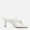 Dune Women's Mykonos Leather Heeled Mules - White -Vans || Clarks || Ugg Sales 13635971 1734949847423621