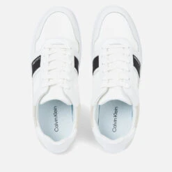 Calvin Klein Men's Low Top Mix Trainers - Triple White -Vans || Clarks || Ugg Sales 13638534 9085037968933310