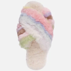 EMU Australia Women's Mayberry Rainbow Sheepskin Slippers - Pastel -Vans || Clarks || Ugg Sales 13642026 5634958872906965