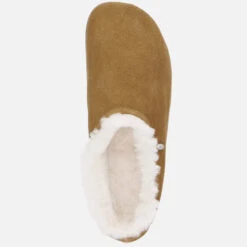 EMU Australia Women's Currawang Suede/Sheepskin Mules - Chestnut -Vans || Clarks || Ugg Sales 13642068 1824958872815327