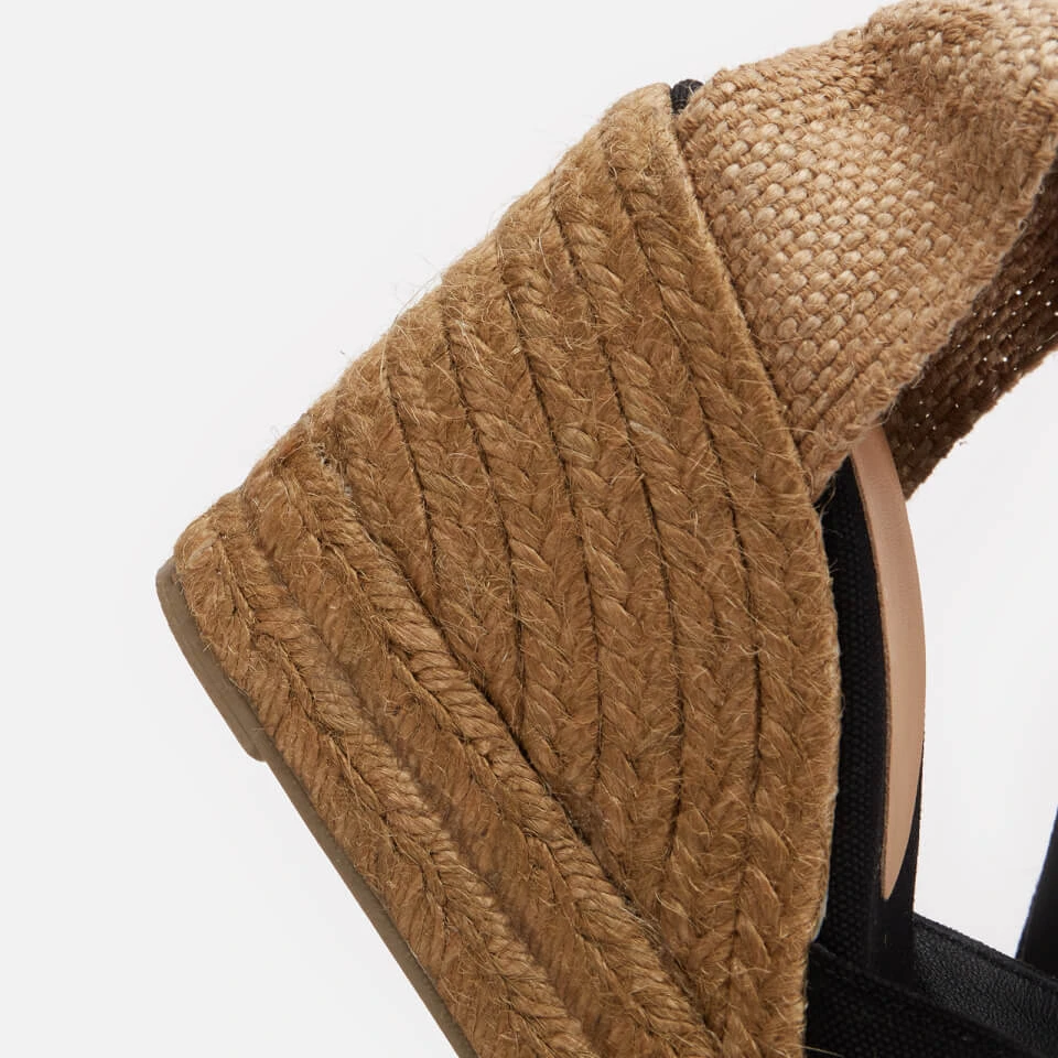 Castañer Women's Chiara 8Ed Wedged Espadrilles - Negro 6 Castañer Women's Chiara 8Ed Wedged Espadrilles - Negro - Image 4