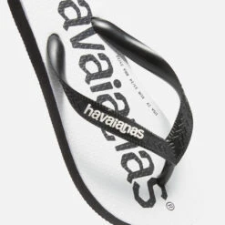 Havaianas Boys Logo Mania Flip Flops - Black/Black -Vans || Clarks || Ugg Sales 13651555 1844964319018153