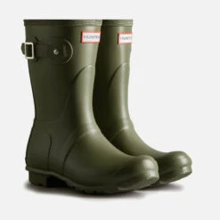 Hunter Women's Original Short Wellies - Olive Leaf -Vans || Clarks || Ugg Sales 13660403 1704964020833195