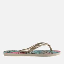 Havaianas Women's Slim Animal Floral Flip Flops - Beige 7 Havaianas Women's Slim Animal Floral Flip Flops - Beige -Vans || Clarks || Ugg Sales 13664897 1065047547382555
