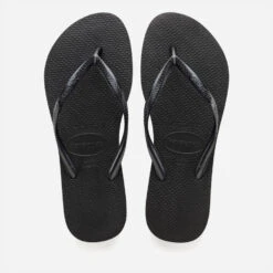 Havaianas Women's Slim Flip Flops - Black
