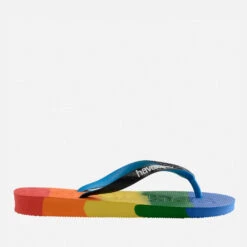 Havaianas Men's Top Logomania Multicolour Flip Flops - Gradient Rainbow -Vans || Clarks || Ugg Sales 13664955 3735047556452146
