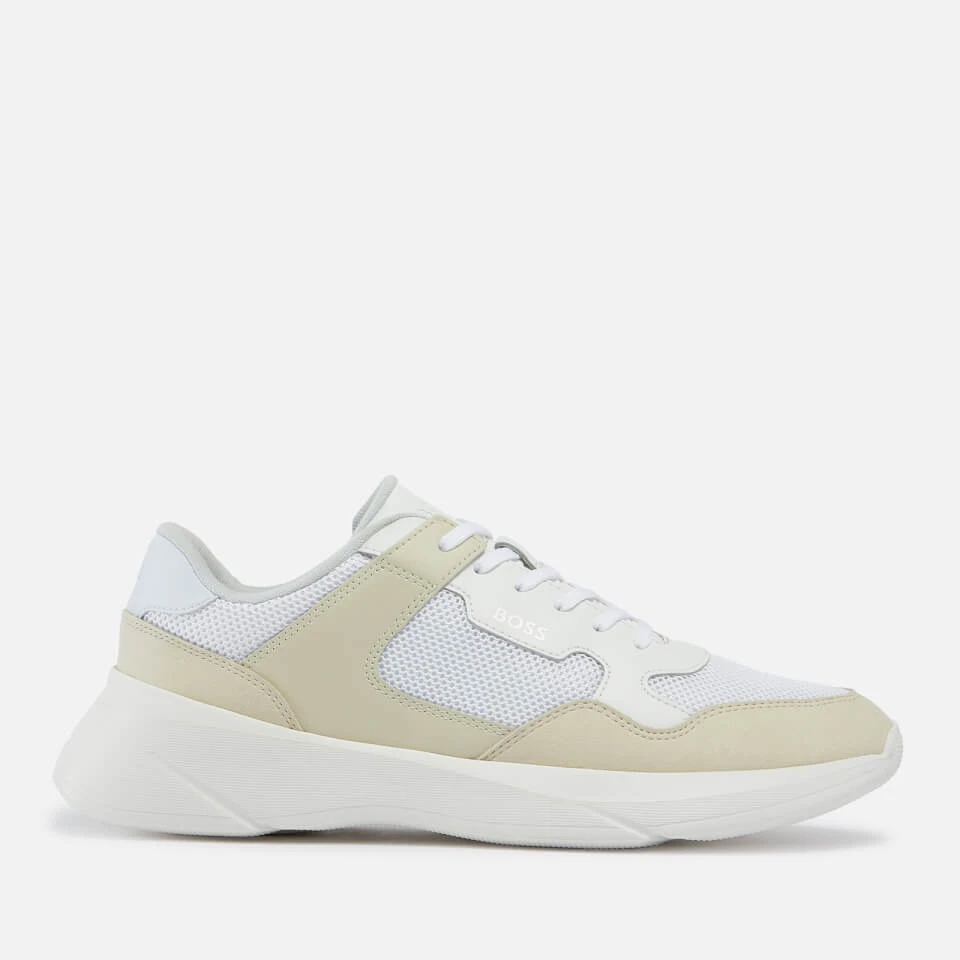 BOSS Men's Dean Runner Trainers - Open Beige 3 BOSS Men's Dean Runner Trainers - Open Beige