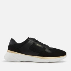 BOSS Men's Dean Runner Trainers - Black