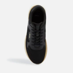 BOSS Men's Dean Runner Trainers - Black -Vans || Clarks || Ugg Sales 13701174 9044973116793658
