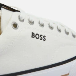 BOSS Men's Aiden Tennis Trainers - White -Vans || Clarks || Ugg Sales 13701180 3104973117019669