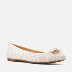 MICHAEL Michael Kors Alice Logo-Jacquard Canvas Ballet Flats -Vans || Clarks || Ugg Sales 13734364 1894975418710839
