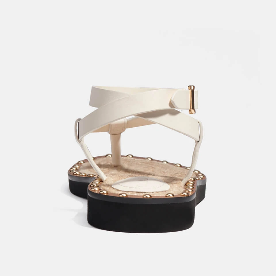 Coach Gracey Leather Sandals 6 Coach Gracey Leather Sandals - Image 4