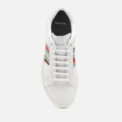 Paul Smith Lapin Grosgrain-Trimmed Leather Trainers -Vans || Clarks || Ugg Sales 13740590 2064983781371990