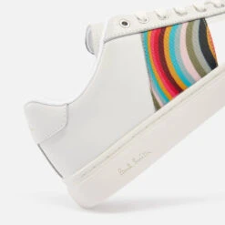 Paul Smith Lapin Grosgrain-Trimmed Leather Trainers -Vans || Clarks || Ugg Sales 13740590 6454983781415820