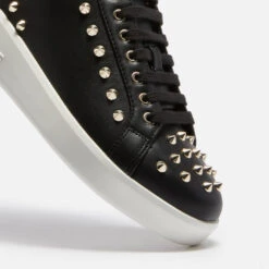 Guess Women's Renatta Faux Leather Low Top Trainers - Black -Vans || Clarks || Ugg Sales 13753466 1634969772717331