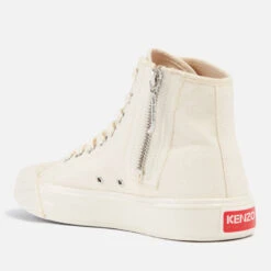 KENZO School Logo-Embroidered High-Top Trainers -Vans || Clarks || Ugg Sales 13760054 4614991830494579