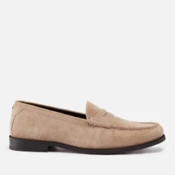 Walk London Riva Suede Penny Loafers