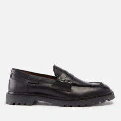 Walk London Milano Leather Saddle Loafers