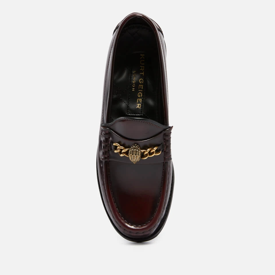 Kurt Geiger London Women's Chelsea Leather Loafers - Wine 5 Kurt Geiger London Women's Chelsea Leather Loafers - Wine - Image 3