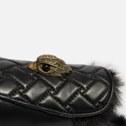 Kurt Geiger London Holly Embellished Faux Shearling-Lined Leather Mules -Vans || Clarks || Ugg Sales 13831418 1464975436692047