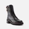 See By Chloé Mallory Leather Lace Up Boots