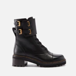 See By Chloé Mallory Leather Lace Up Boots -Vans || Clarks || Ugg Sales 13831758 6705006345225931