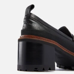 See By Chloé Mahalia Textured-Leather Heeled Loafers -Vans || Clarks || Ugg Sales 13831779 1474985812741299