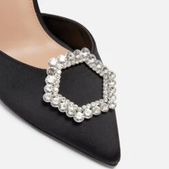 Steve Madden Vionnet Embellished Satin Slingback Heeled Pumps -Vans || Clarks || Ugg Sales 13834801 1294991832878709