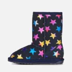 EMU Australia Kids' Star-Print Suede And Sheepskin Boots -Vans || Clarks || Ugg Sales 13836253 4754981720564218