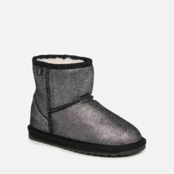 EMU Australia Kids' Metallic Suede Ankle Boots -Vans || Clarks || Ugg Sales 13836271 8784981721217300