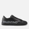 Valentino Men's Zeus Logo-Printed Leather Trainers
