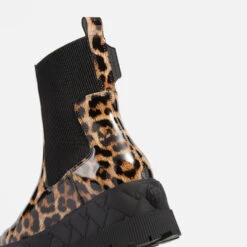 Kurt Geiger London Patent Leopard-Print Leather Chelsea Boots -Vans || Clarks || Ugg Sales 13846280 1544993328346999