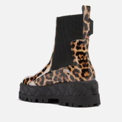 Kurt Geiger London Patent Leopard-Print Leather Chelsea Boots -Vans || Clarks || Ugg Sales 13846280 2774993328302644