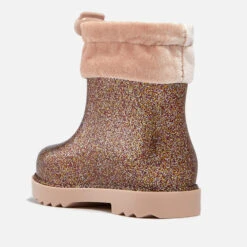 Mini Melissa Toddlers' Corduroy-Trimmed Glittered PVC Wellington Boots -Vans || Clarks || Ugg Sales 13859339 1784976262792126