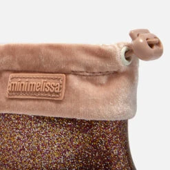 Mini Melissa Toddlers' Corduroy-Trimmed Glittered PVC Wellington Boots -Vans || Clarks || Ugg Sales 13859339 7814976262869451